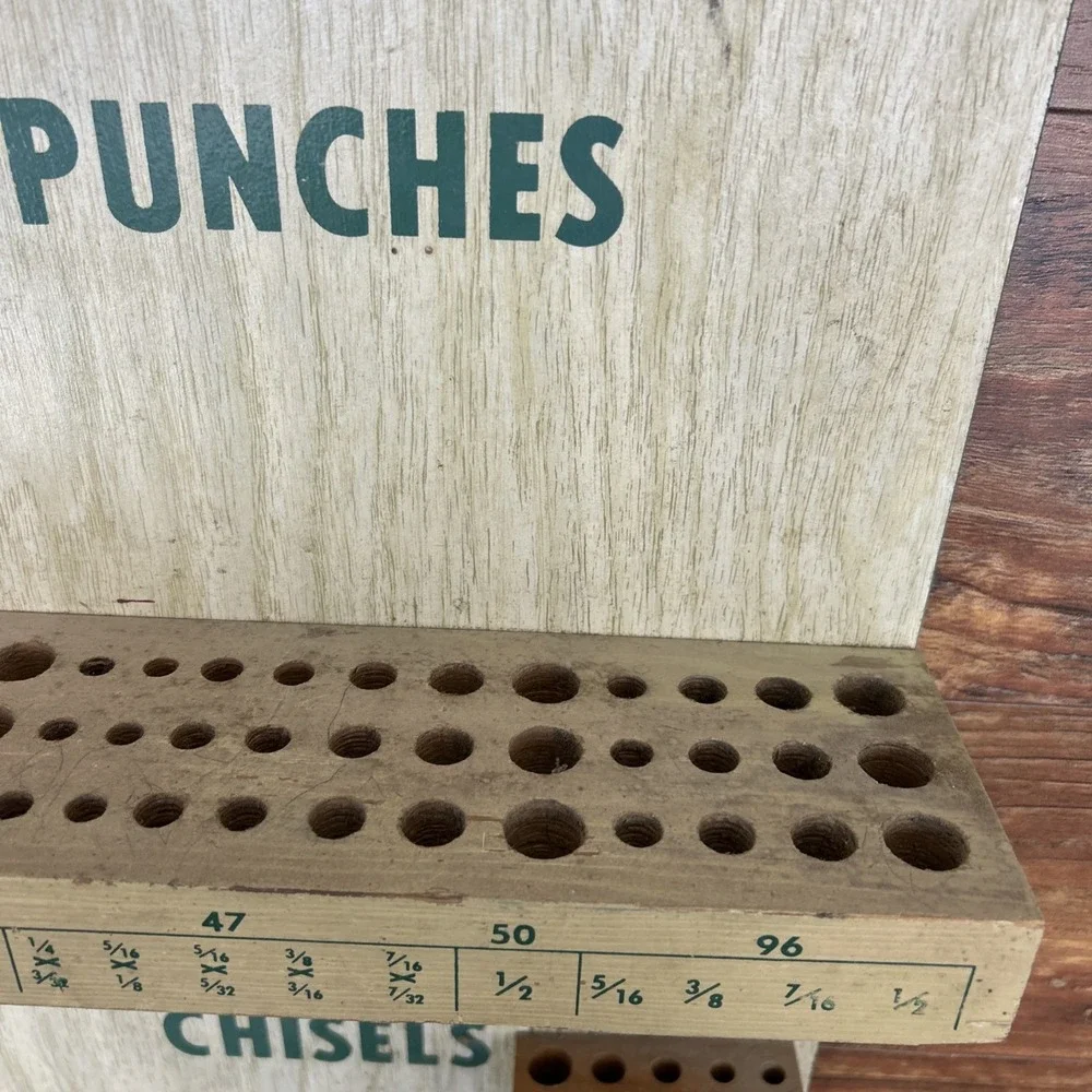 Proto Tools Dealer Display Board Punches Chisels Panel No.186SS‎ Hardware Store